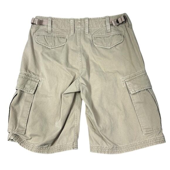 Men's GAP Beige Cargo Shorts Sz 32 Khaki Outdoors Pockets Casual Short - Picture 5 of 6